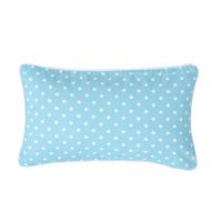 KISSENHÜLLE Polka Dots 30/50 cm, 100% Baumwolle - Blau, Textil (30/50cm) - Homescapes