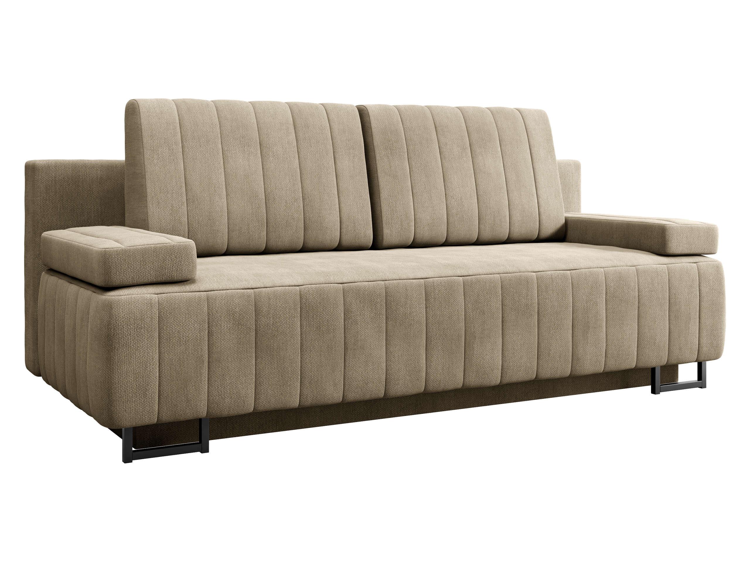 SCHLAFSOFA Laguna - Beige/Schwarz, Holz/Textil (200/90/90cm) - MIRJAN24