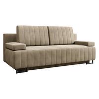 SCHLAFSOFA Laguna - Beige/Schwarz, Holz/Textil (200/90/90cm) - MIRJAN24