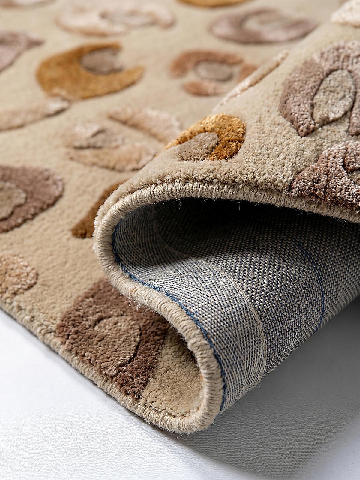 KURZFLORTEPPICH SABLE, mit Tier-Motiv, Natur, 80 x 230 cm - Beige, Textil (230/80cm) - KADIMA DESIGN