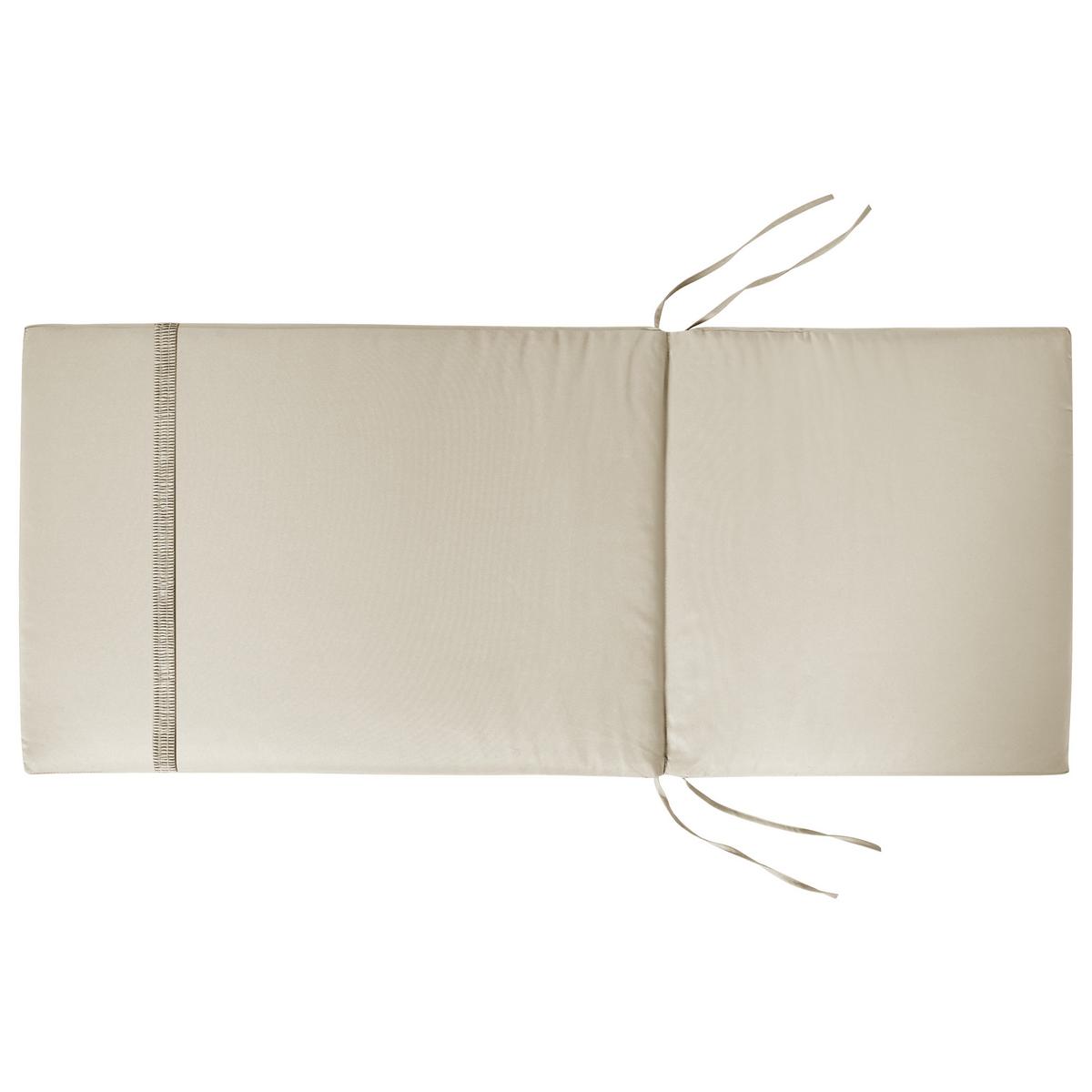 OUTDOOR-SITZKISSEN 6er-Set Taupe 50/45 cm Java/Amantea Premium - Taupe, Textil (71/71/50cm) - Beliani