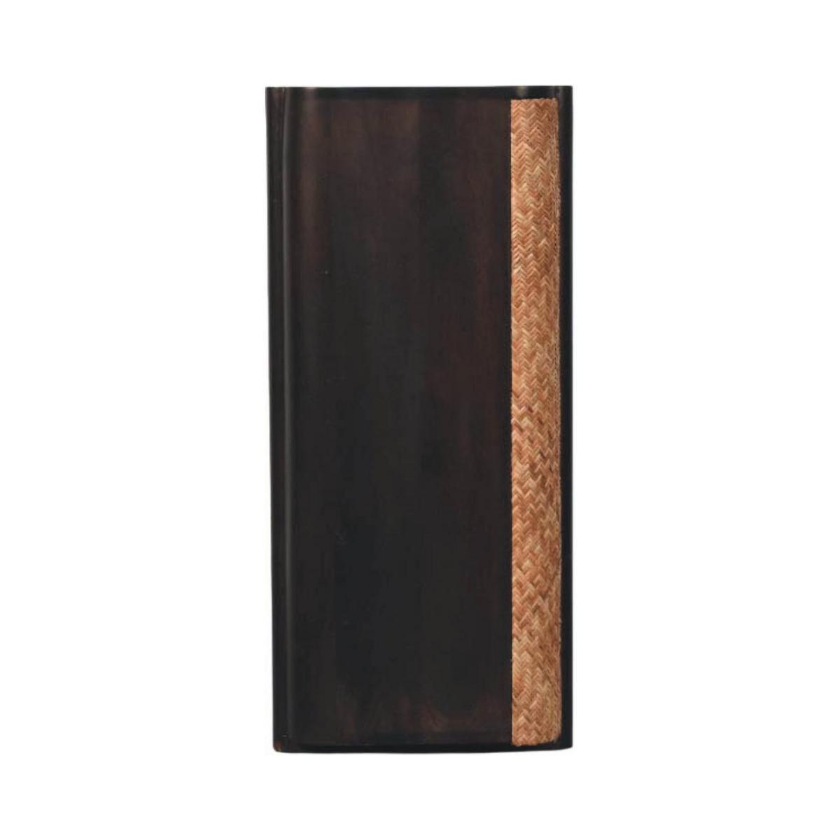 KOMMODE mit edlem Samtbezug in Mokka-Finish, 3 Schubladen, dunkelbraun. - Dunkelbraun, Holz (90/86/40cm) - Artisan Furniture