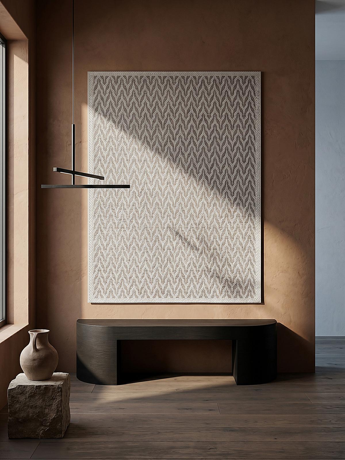 TEPPICHLÄUFER Geometrisch ESERA Polypropylen Beige 80 x 150 cm - Beige, Textil (80/150cm) - KADIMA DESIGN