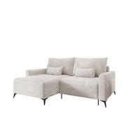 ECKSOFA Silves Mit Schlaffunktion - Weiß, Holzwerkstoff/Textil (239/148cm) - Fun Möbel