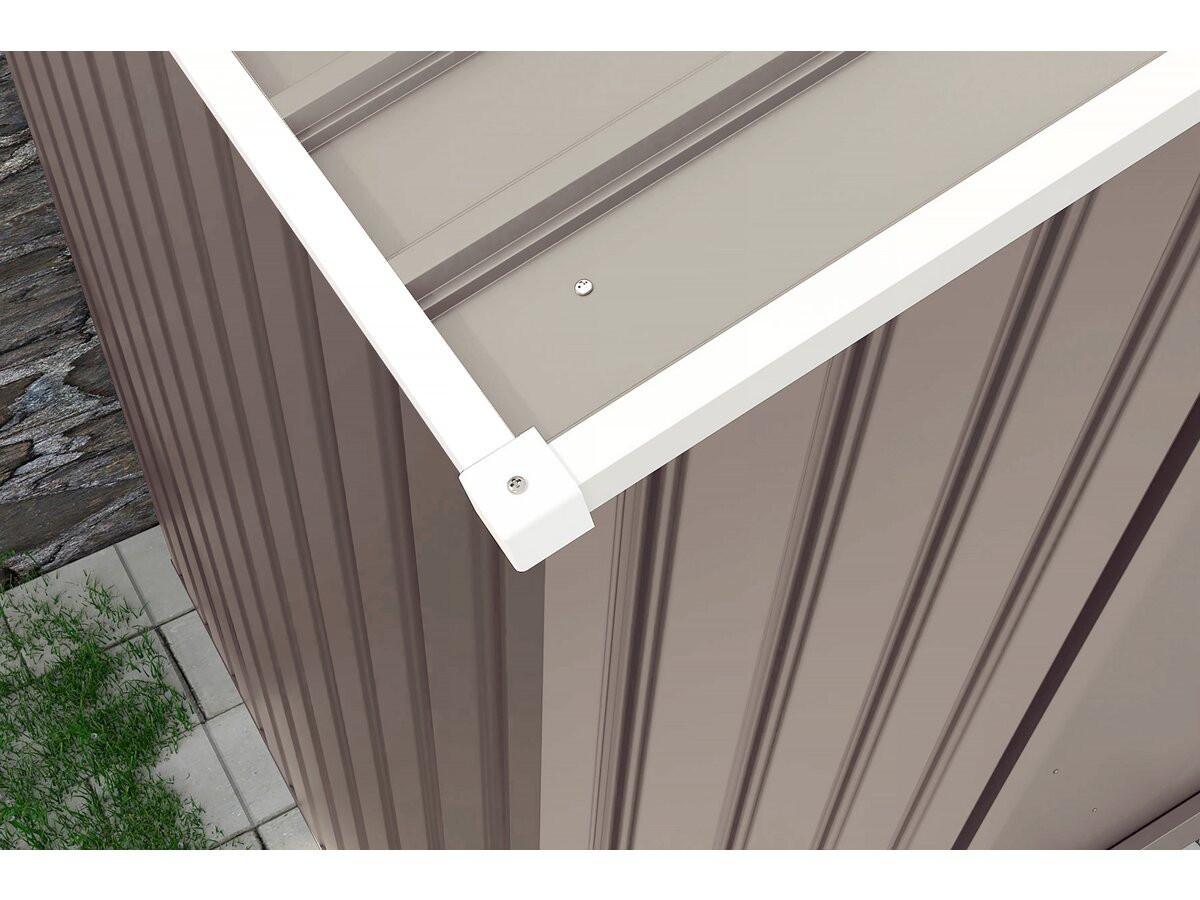 METALL-GARAGE PVC nevada - Hellgrau, Metall (470/310/470cm) - Habitat Garten