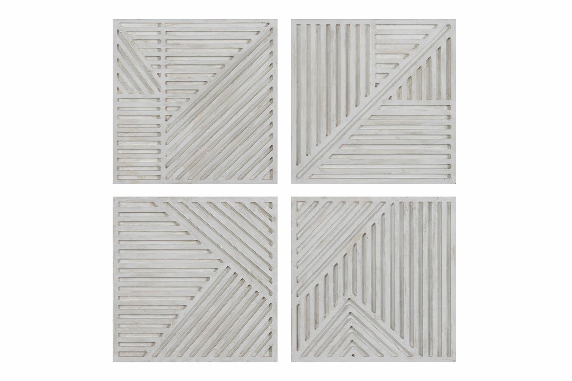 HOLZBILD Grau 100/100 cm - Grau, Holz (8/100cm) - KUNSTLOFT