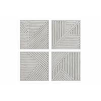HOLZBILD Grau 100/100 cm - Grau, Holz (8/100cm) - KUNSTLOFT