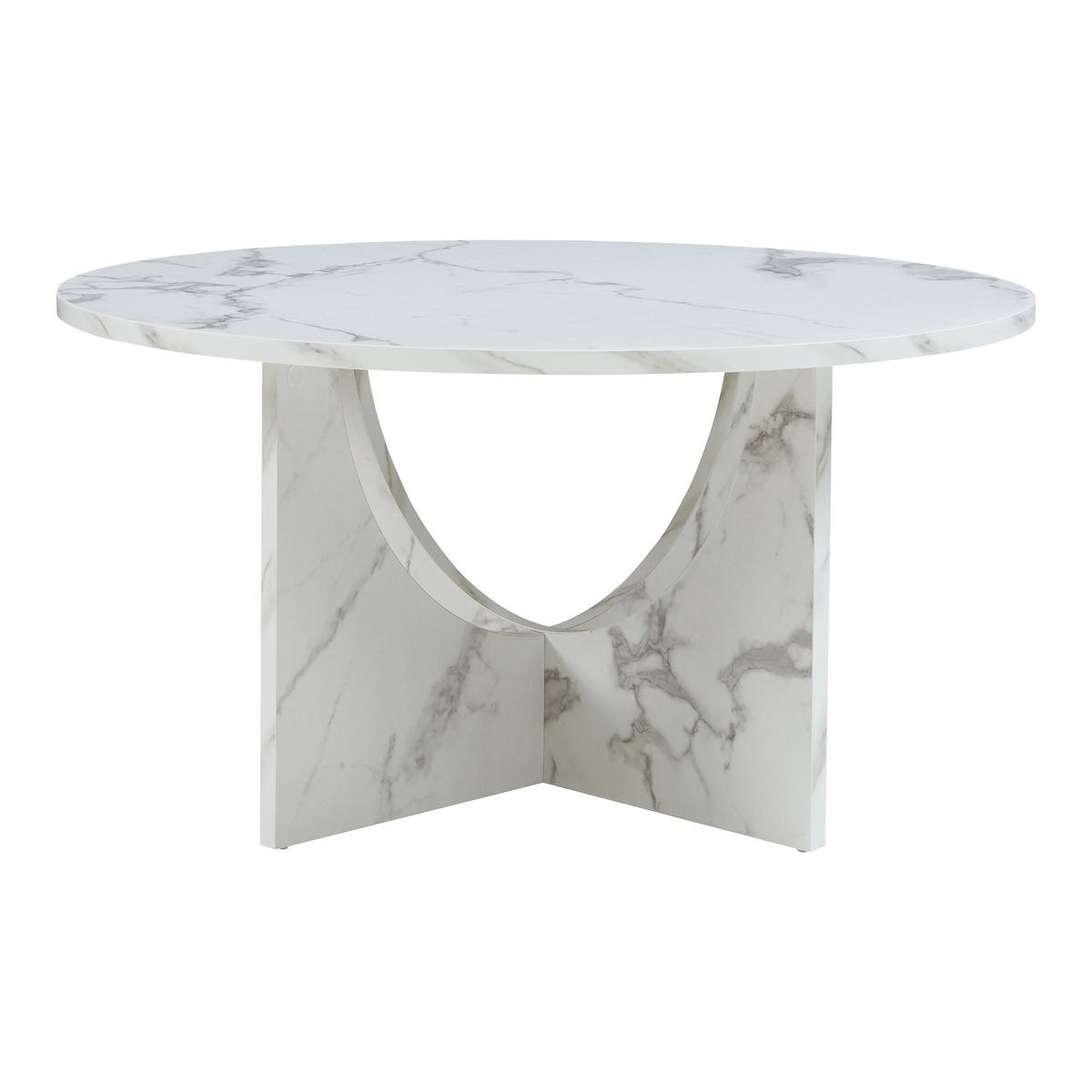 COUCHTISCH Rindal 80/42 cm - Weiß, Holzwerkstoff (80/80/41.5cm) - [en.casa]