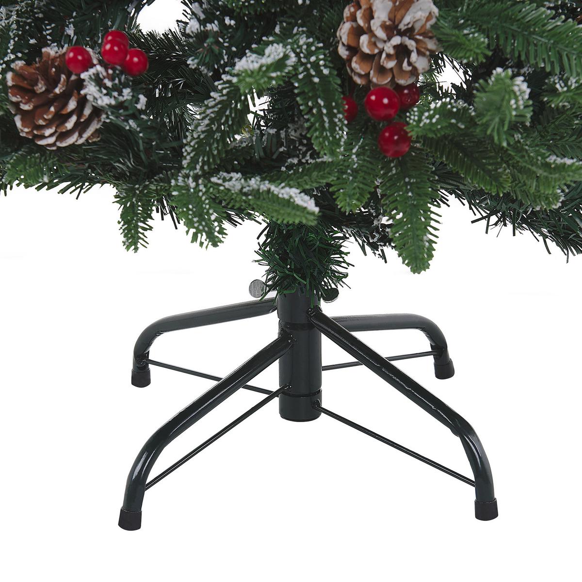 WEIHNACHTSBAUM 120 cm Grün Denali - Grün, Kunststoff (120cm) - Beliani