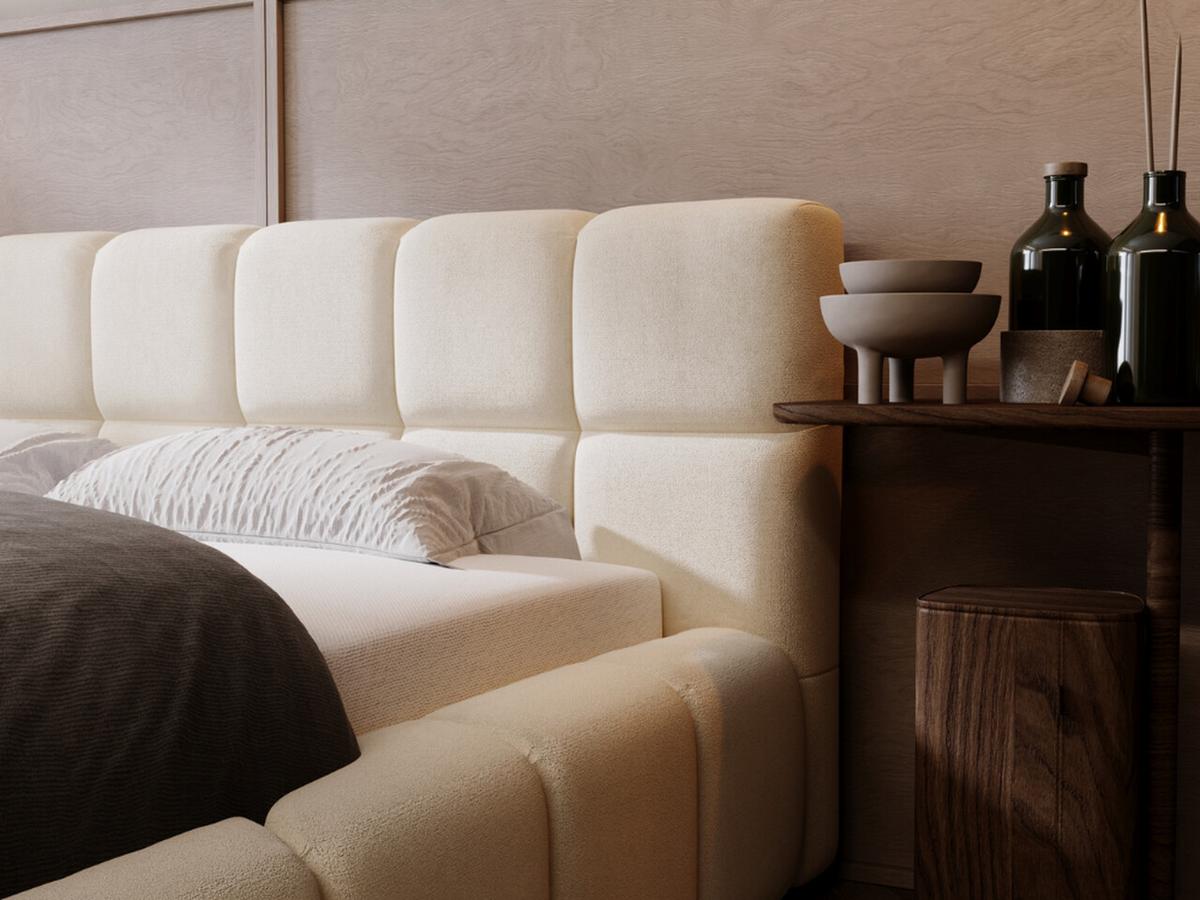 POLSTERBETT Alicante 120x200 Beige - Beige, Textil (120/200cm) - Graingold