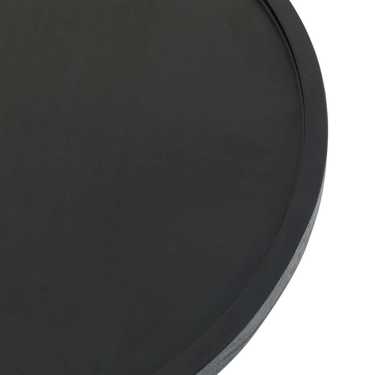 COUCHTISCH SARDA schwarz - Schwarz, Holz/Naturmaterialen (46/46/53cm) - IDIMEX