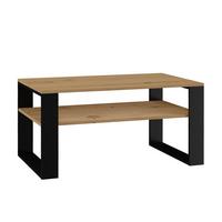 COUCHTISCH Artisan, Schwarz 90/50/58 - Schwarz, Holzwerkstoff (58/90/50cm) - RAUMHIRSCH FURNITURE