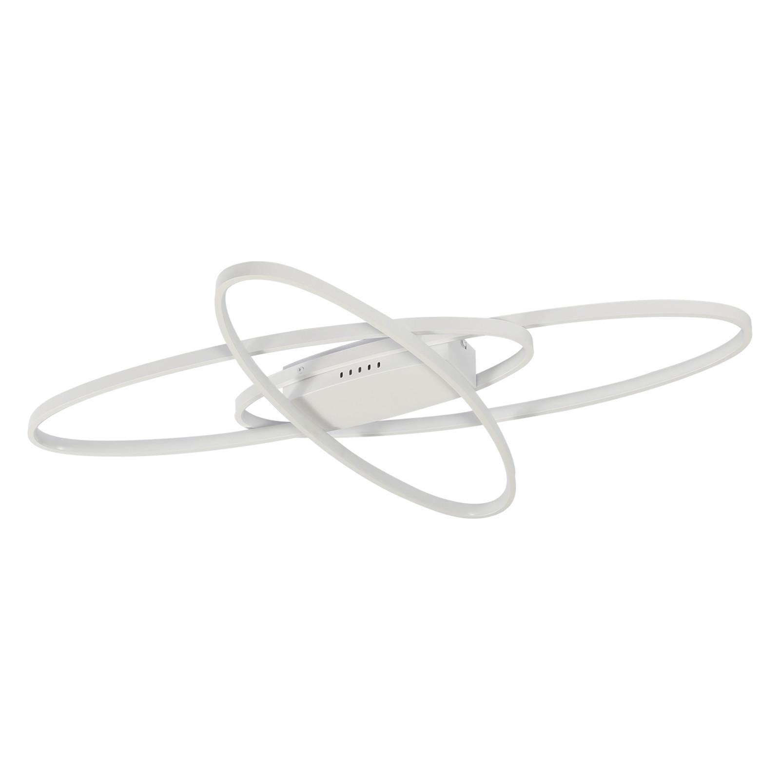 LED-DECKENLEUCHTE Brigitte 85/62/5 cm - Weiß, Metall (85/62/5cm) - Nettlife