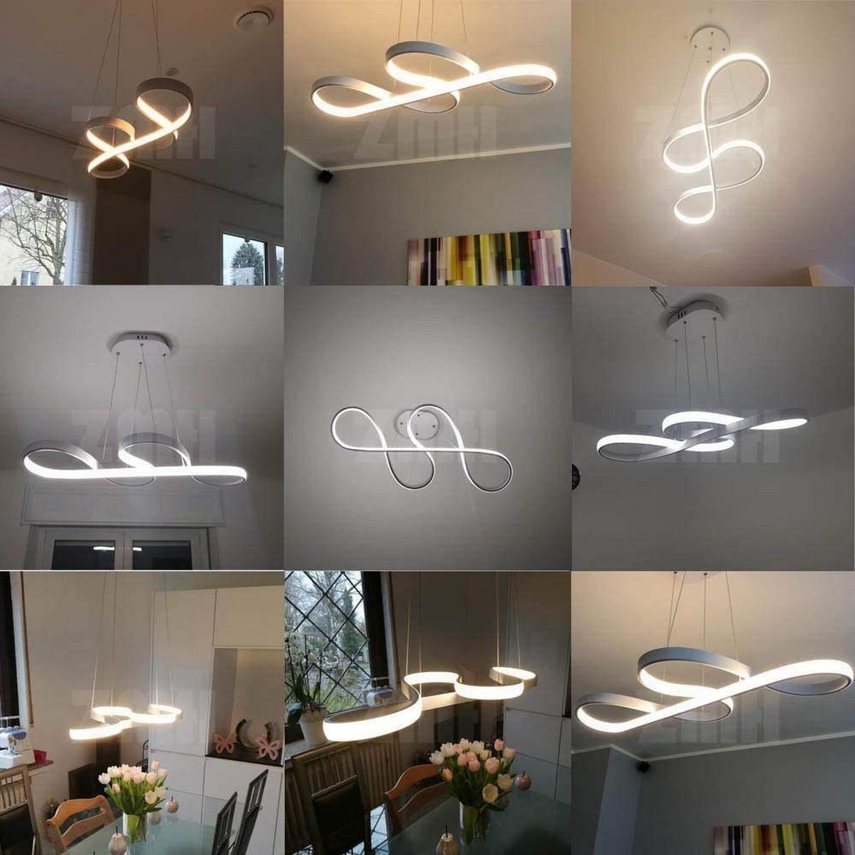 PENDELLEUCHTE Musiksymbols 75/35/150 cm - Weiß, Metall (75/35/150cm) - Nettlife