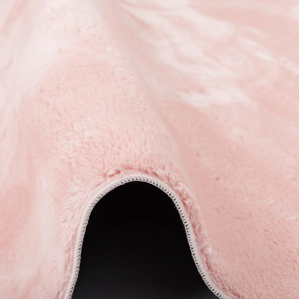 FELLTEPPICH SUPER SOFT PEARL - Rosa, Textil (80/150cm) - Pergamon