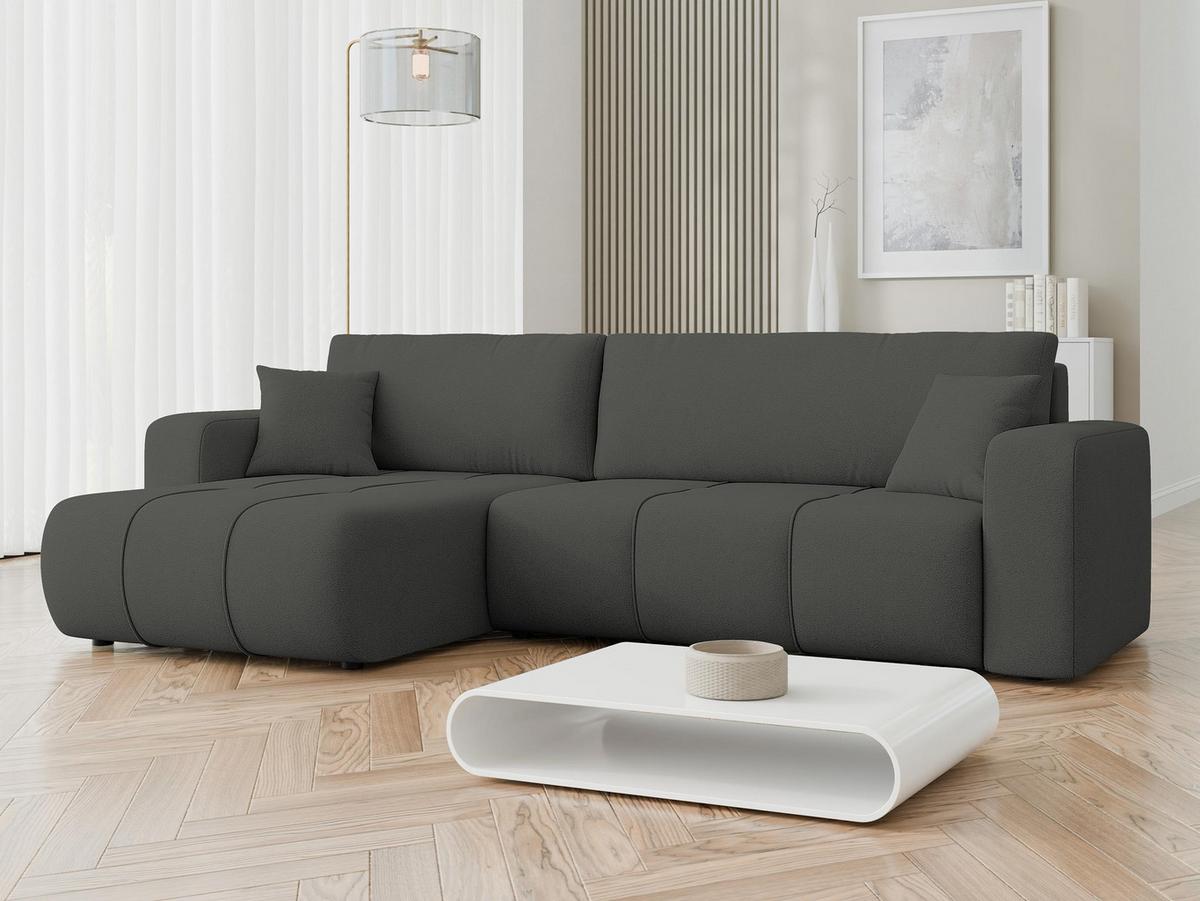 ECKSOFA Furyn Maxi - Schwarz, Holz/Kunststoff (274/145cm) - MIRJAN24