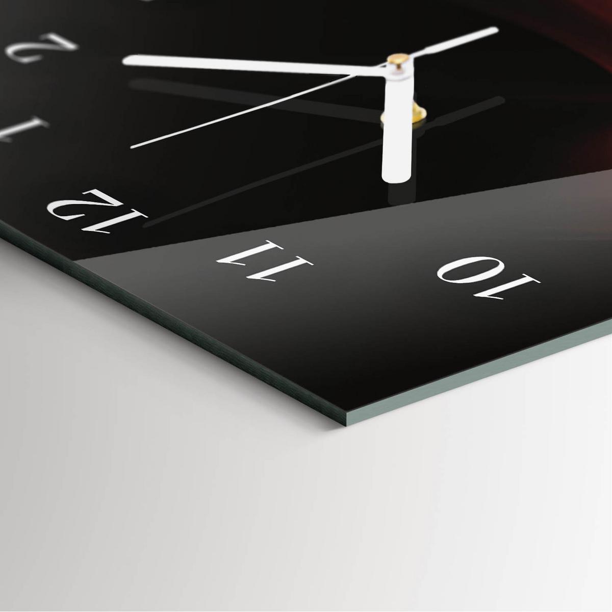 WANDUHR aus Glas 30x60 cm - Abstraktion - Multicolor, Glas (30/60/0.4cm) - TULUP