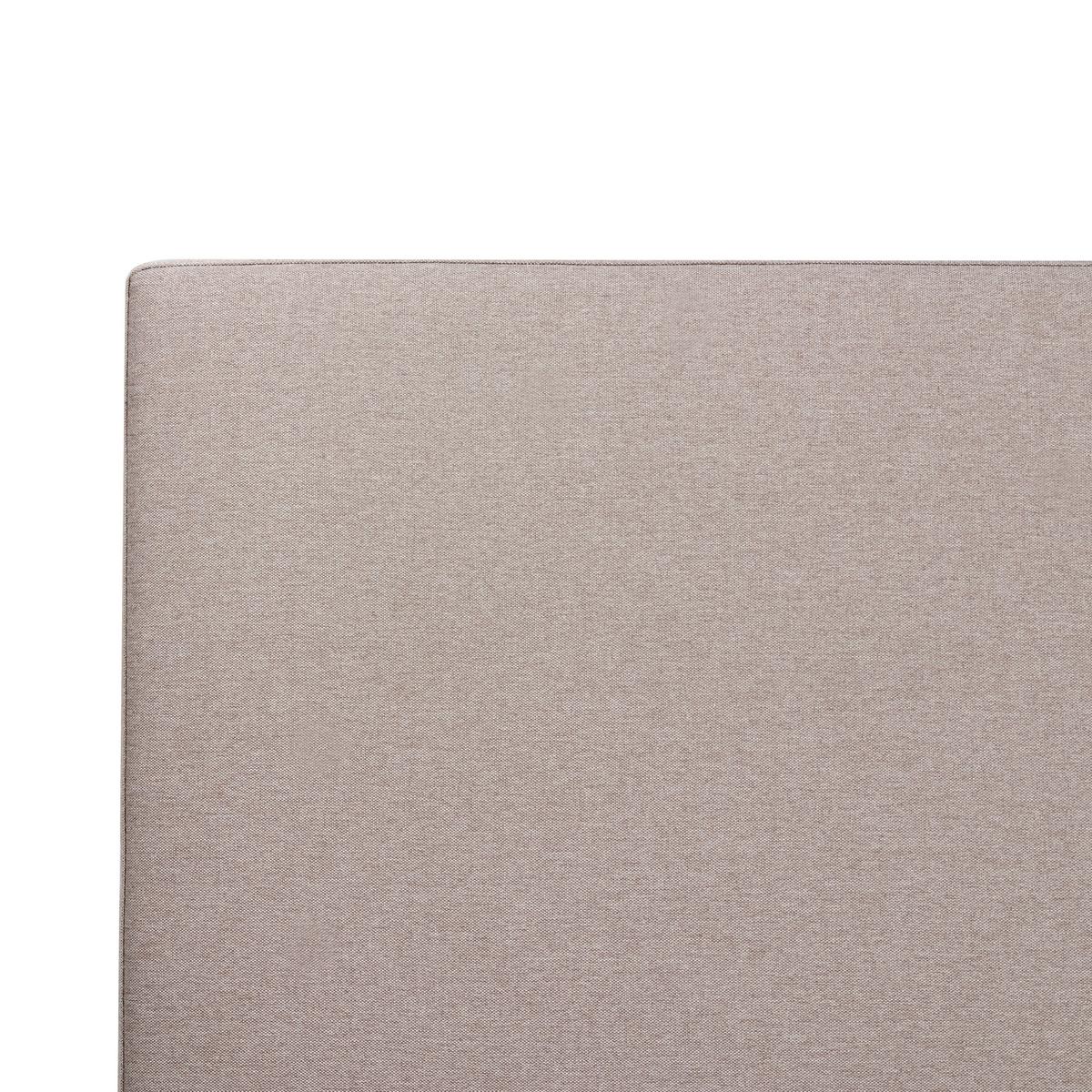 BETT mit Stauraum 160/200 cm Stoff Taupe Castelnavet - Taupe, Textil (160/200cm) - Beliani