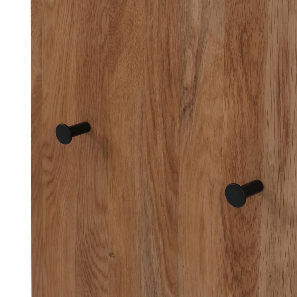 GARDEROBENPANEEL 3ER-SET Eiche Dekor - Eiche Wotan, Holz (42/135/22cm) - MCW
