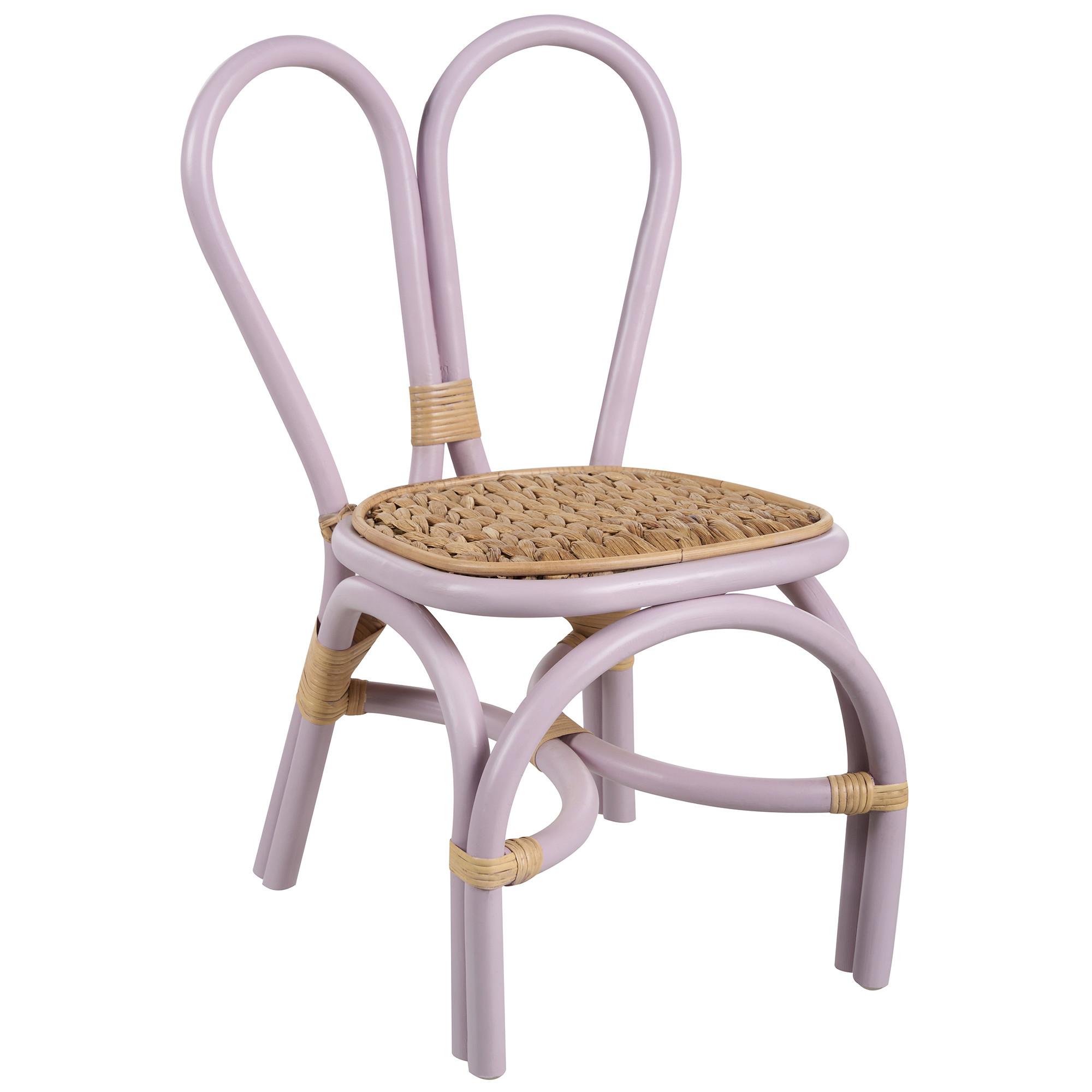 KINDERSESSEL Violett Desimi - Violett, Naturmaterialien (38/60/38cm) - Beliani