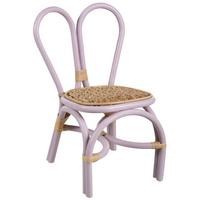 KINDERSESSEL Violett Desimi - Violett, Naturmaterialien (38/60/38cm) - Beliani
