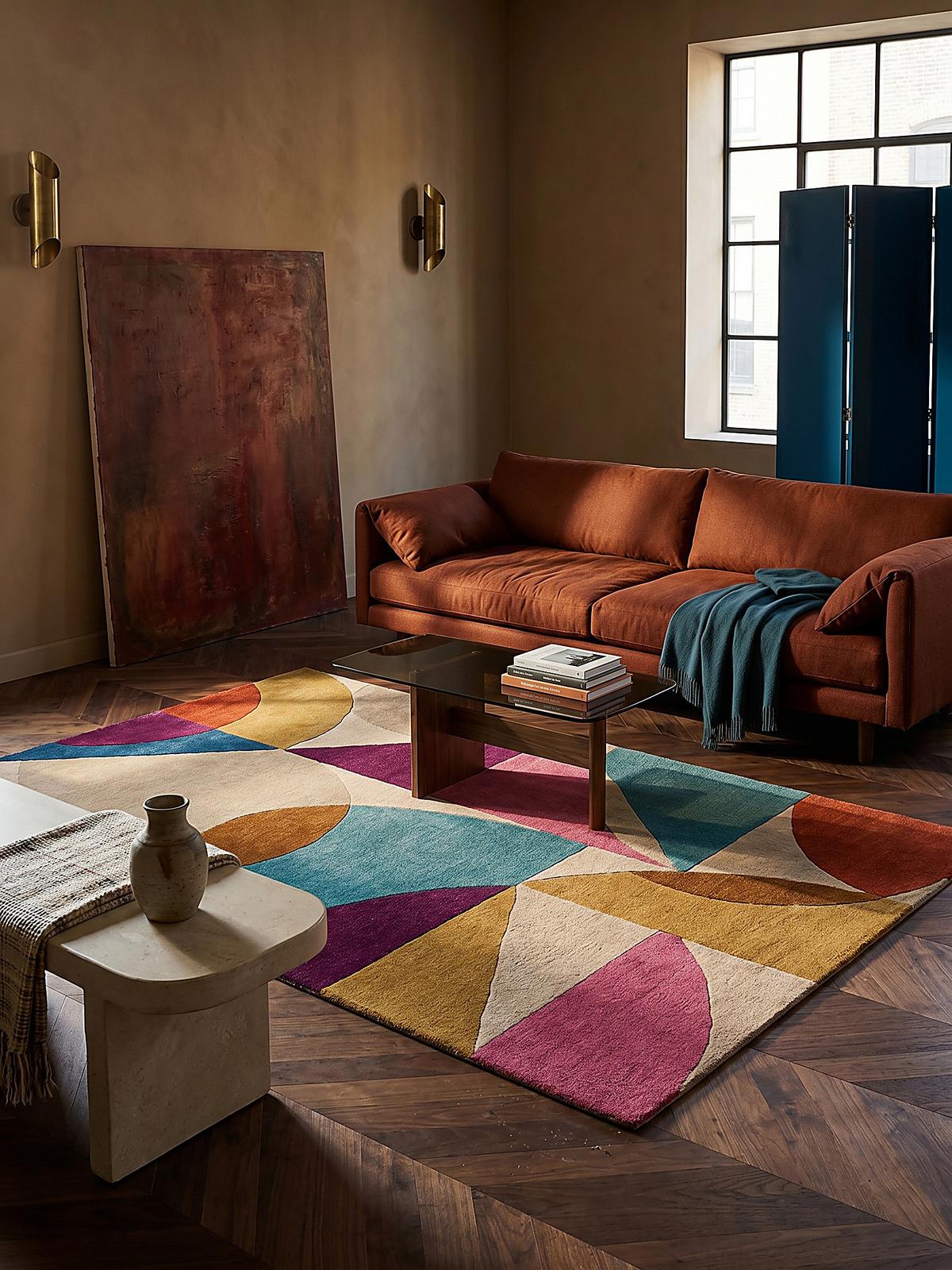 WOLLTEPPICH AIRE, abstrakt, Bunt, 200 x 290 cm - Multicolor, Textil (290/200cm) - KADIMA DESIGN