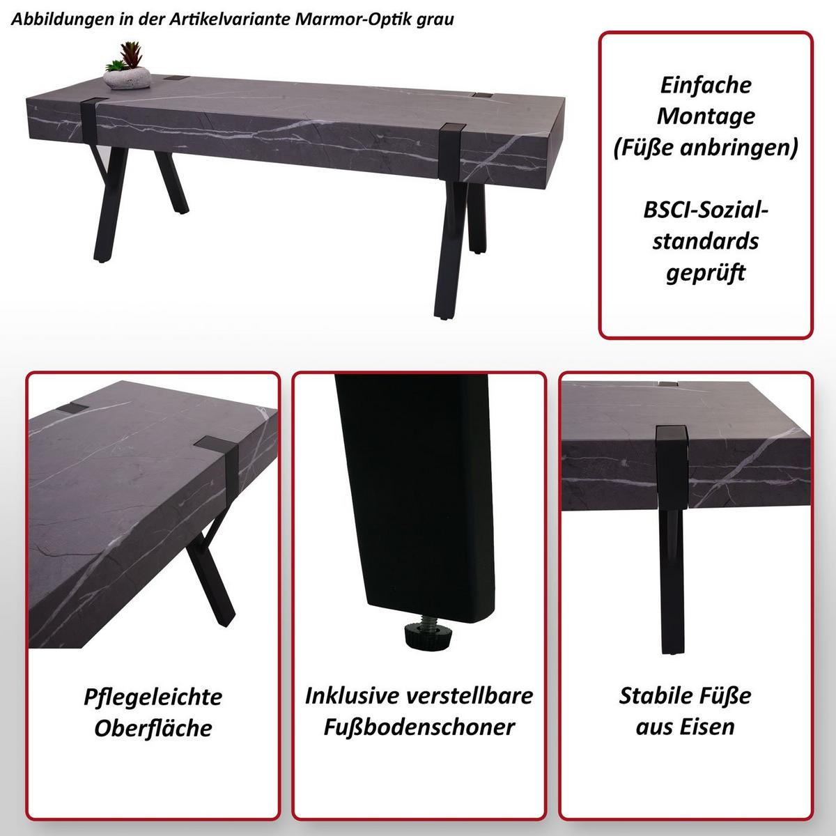 TV-RACK Grau - Grau, Holz (120/42/40cm) - MCW