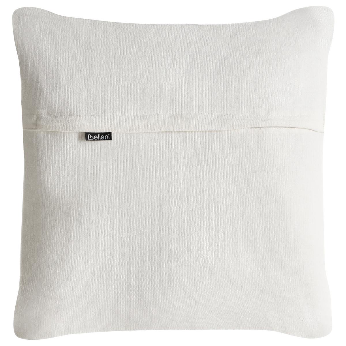 DEKOKISSEN 2er-Set Weiß 45/45 cm Garcinia - Weiß, Textil (45/45cm) - Beliani