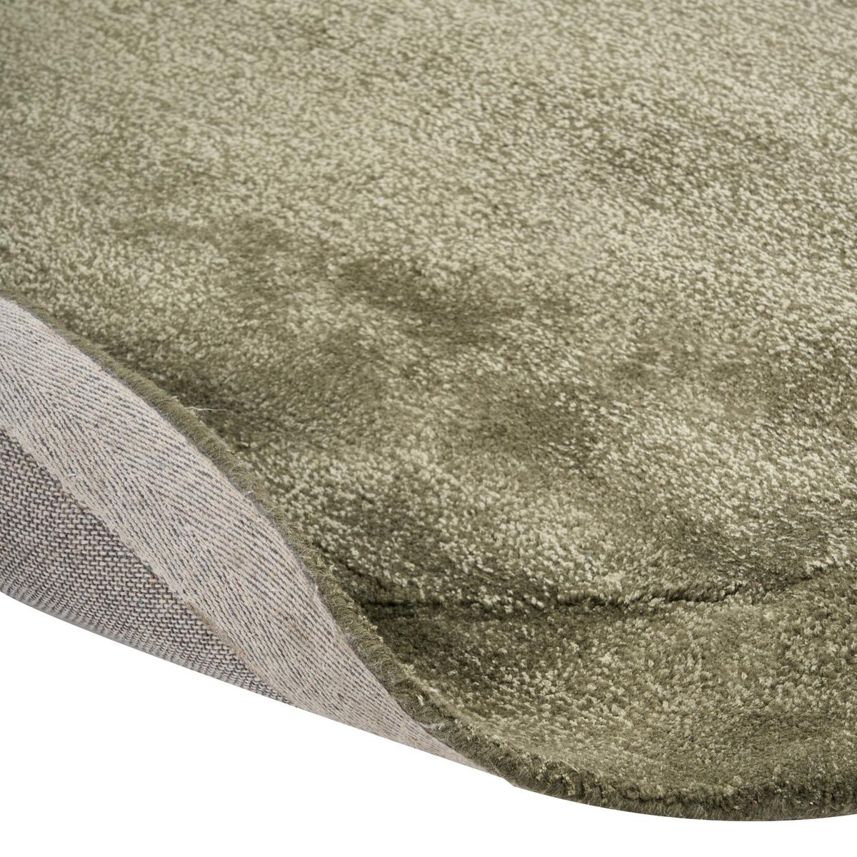 TEPPICH Olivgrün 200/300 cm Viskose Mitha - Grün, Textil (200/300cm) - Beliani