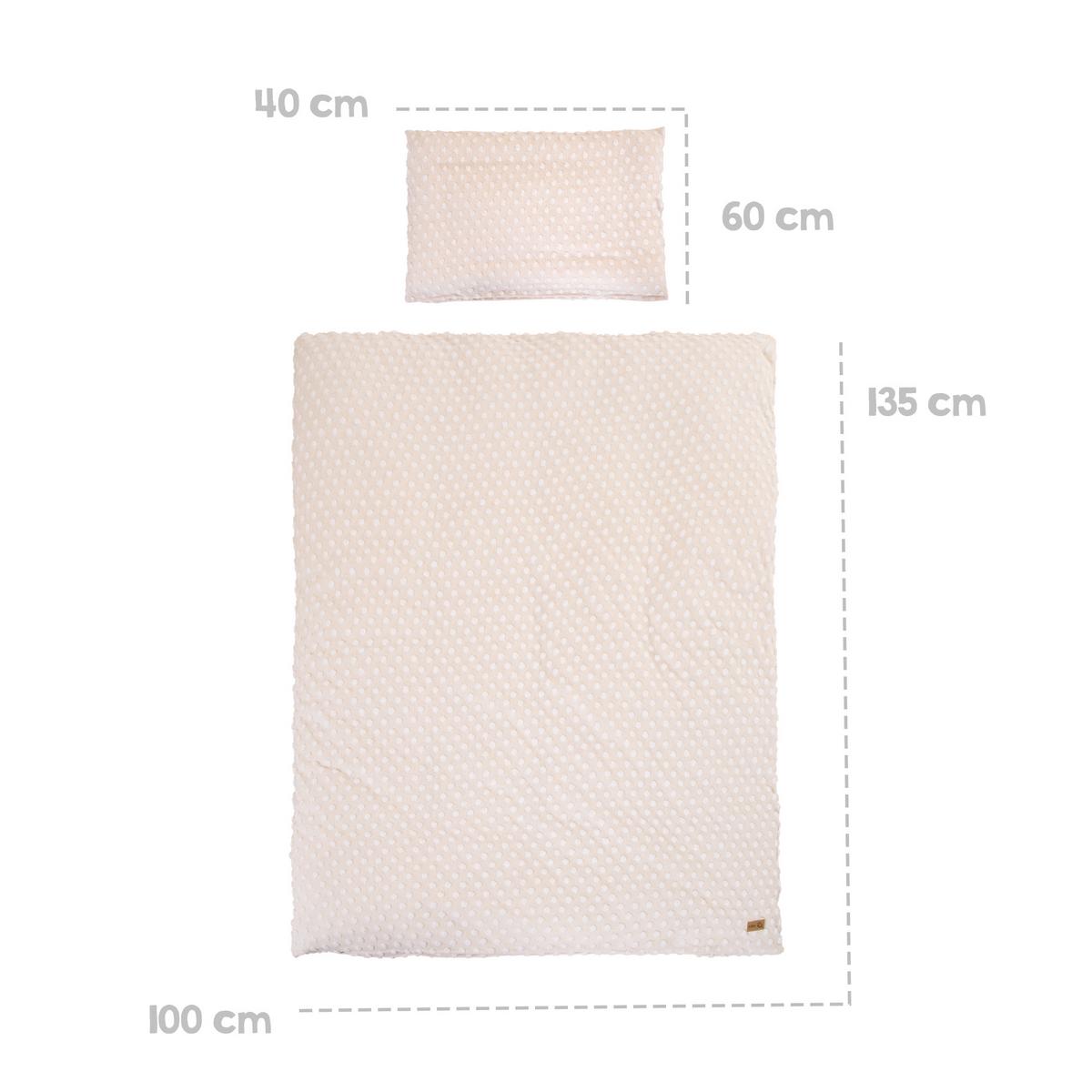 BABYBETTWÄSCHE Frosty Almond 100x135 cm - Beige - Beige, Textil (80/80cm) - Roba