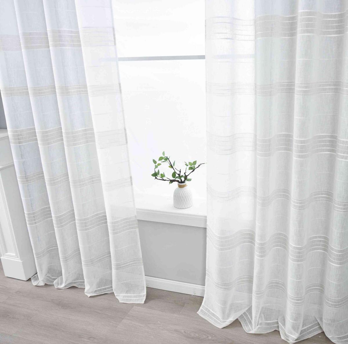 VORHANG 2ER SET »Frankfurt« HxB 245x140 cm Taupe - Taupe, Textil (140/245cm) - Gardinenbox