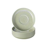 ESPRESSOUNTERTASSEN Perlemor Alga grün ø 12 cm 6er Set - Grün, Keramik (12cm) - like.Villeroy & Boch