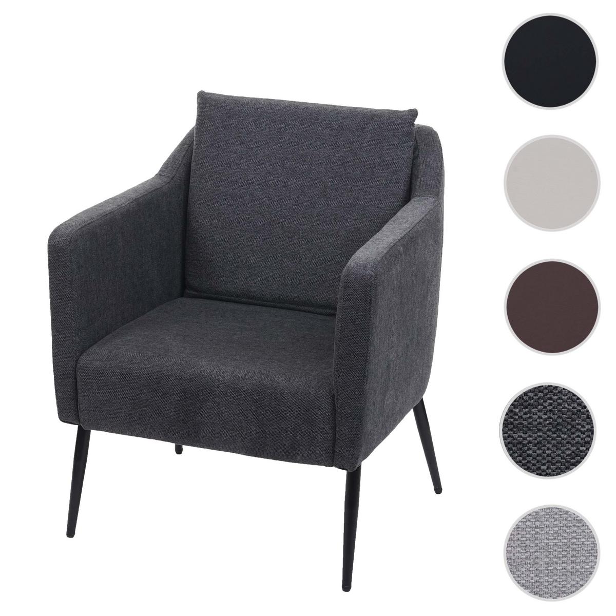 RELAXSESSEL H93A Anthrazit - Dunkelgrau/Anthrazit, Textil (70/92/70cm) - MCW