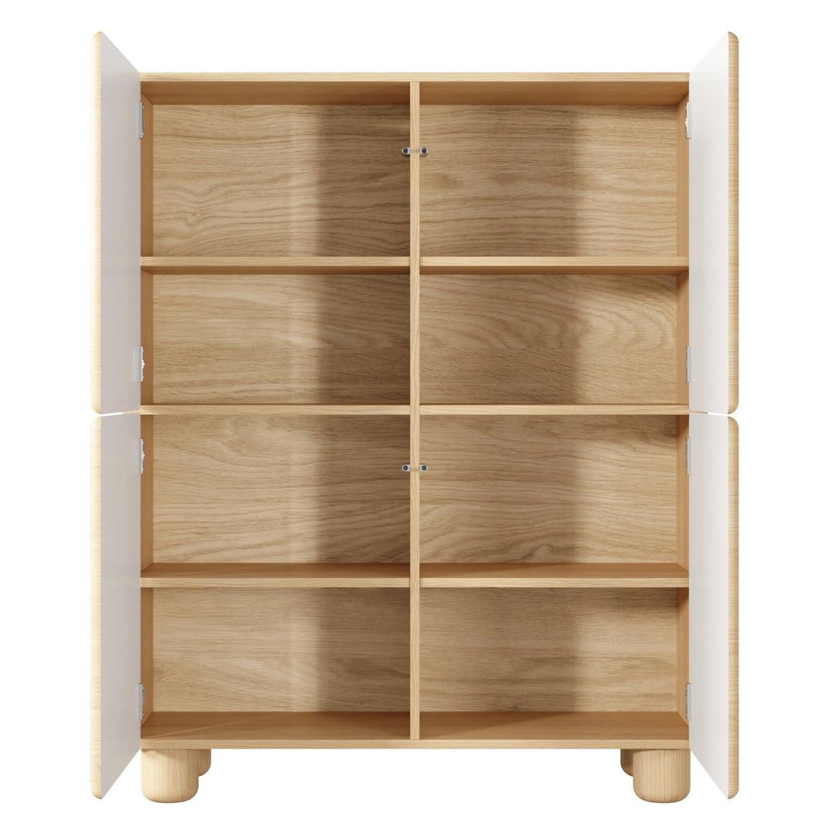HIGHBOARD Lomo 100 cm - Eichefarben, Holz/Holzwerkstoff (100/125.2/38cm) - Selsey