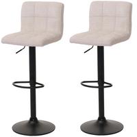 BARHOCKER Beige 2er-Set - Beige, Textil (38/107/41cm) - MCW