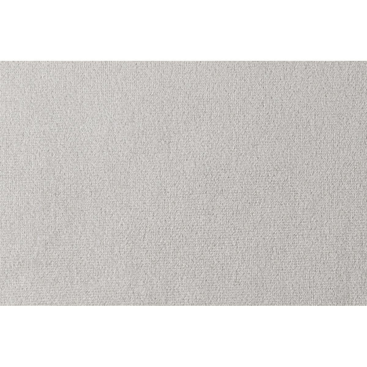 KOPFTEIL Modell Linien – Hellgrauer Samtstoff 160 cm - Beige/Hellgrau, Karton/Holz (160/120/10cm) - Sommeil de Plomb