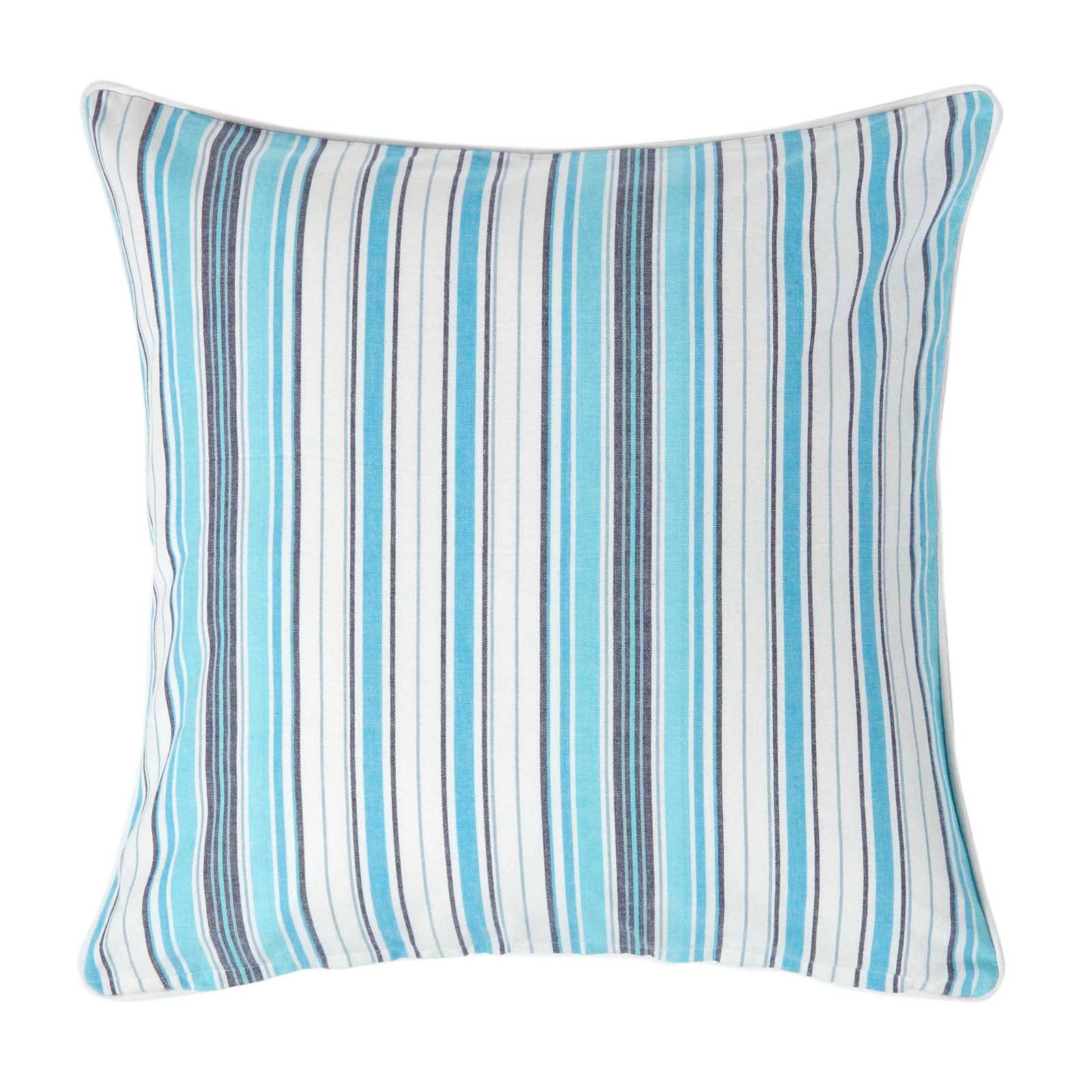 KISSENHÜLLE New England 60/60 cm - Blau, Textil (60/60cm) - Homescapes