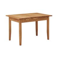 ESSTISCH Darja im modernen Landhausstil 120 x 75 x 76 Küchentisch Holz massiv Wildeiche geölt - Wildeiche, Holz (120/75/76cm) - 58aufmkessel