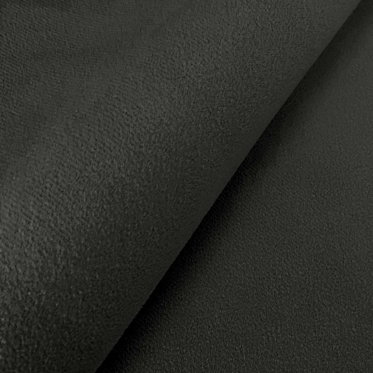 ECKSOFA L Form Florinna Schwarz 245/182/87 cm mit Schlaffunktion - Chromfarben/Schwarz, Textil/Metall (245/182cm) - AX Living