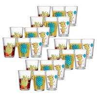 KINDERGLÄSER Monsterchen bunt 205 ml 24-tlg. - Multicolor, Glas (0.205L) - Ritzenhoff Breker