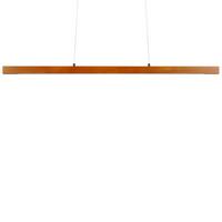 HÄNGELEUCHTE Stewarts 4/115/125 cm - Dunkelbraun, Holz (4/115/125cm) - Beliani