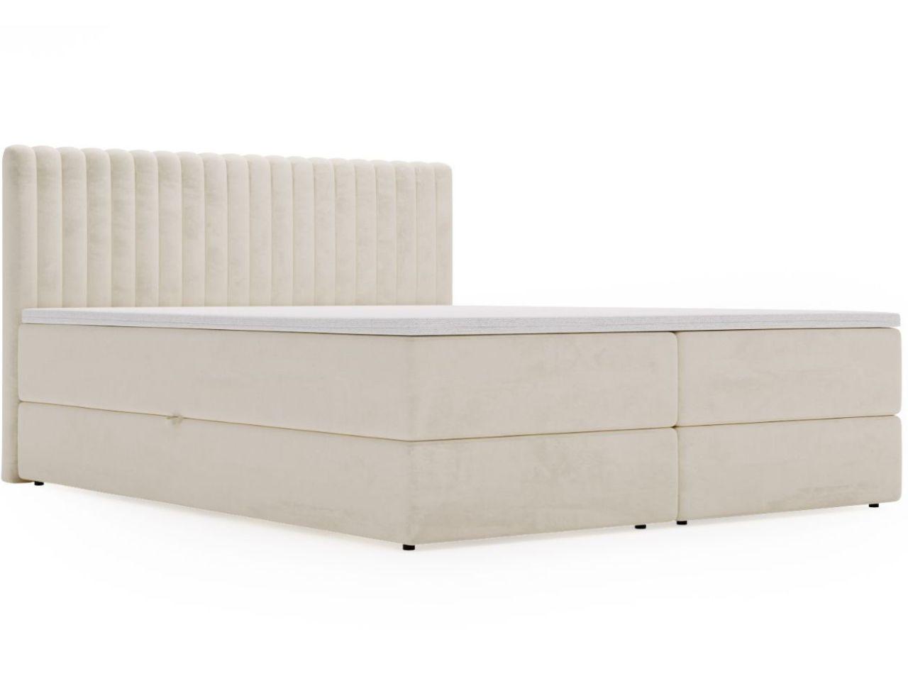 BOXBETT Marbella 200x200 Beige - Beige, Holz/Textil (200/200cm) - Graingold