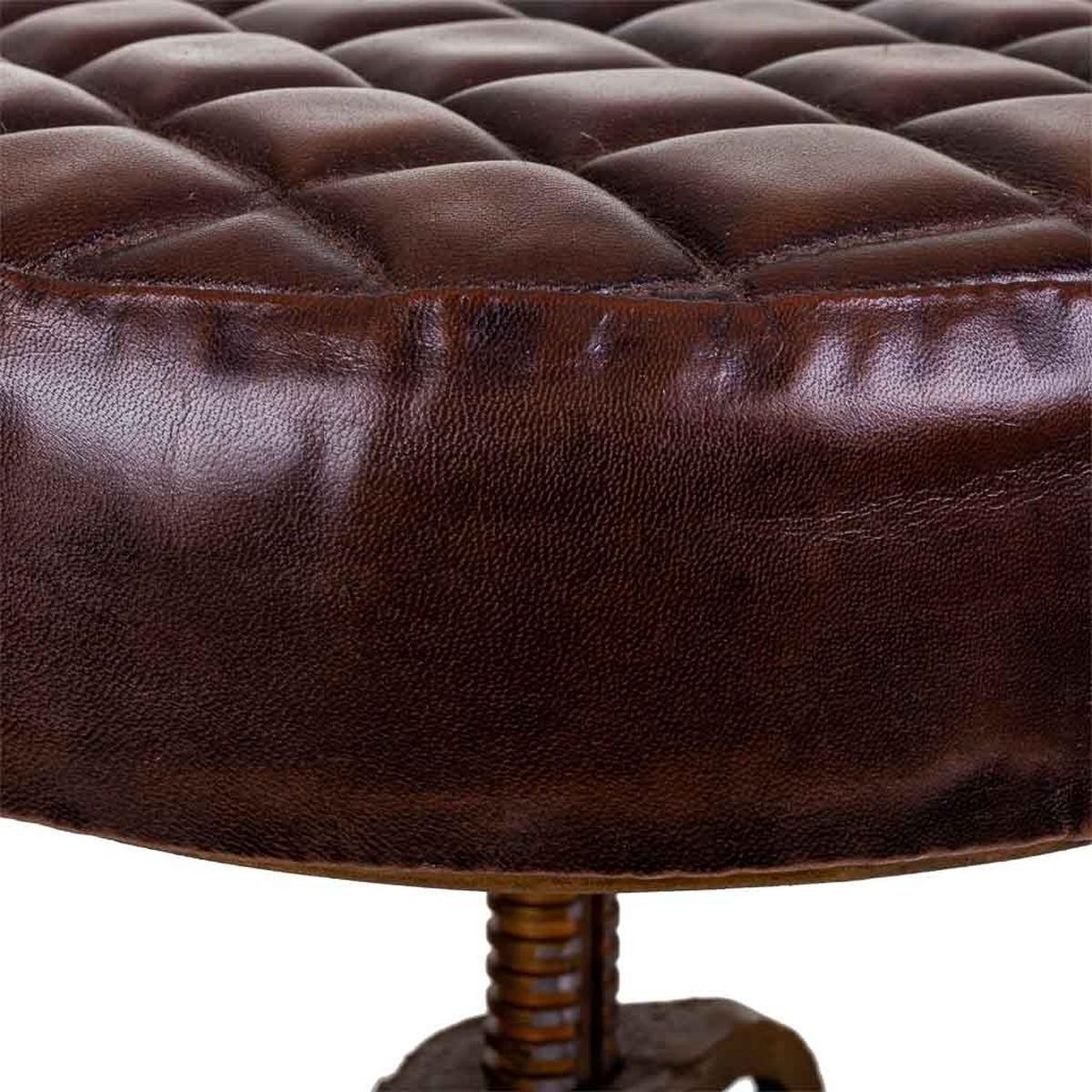 BARHOCKER aus Metall, 36x50cm - Braun, Metall (36/36/50cm) - Wanderlust