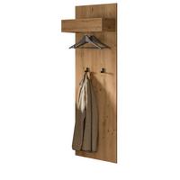 GARDEROBENPANEEL Artisan Eiche, Wandgarderobe 50 x 160 cm - Eiche Artisan, Holzwerkstoff (50/160/27cm) - Inn.Furn