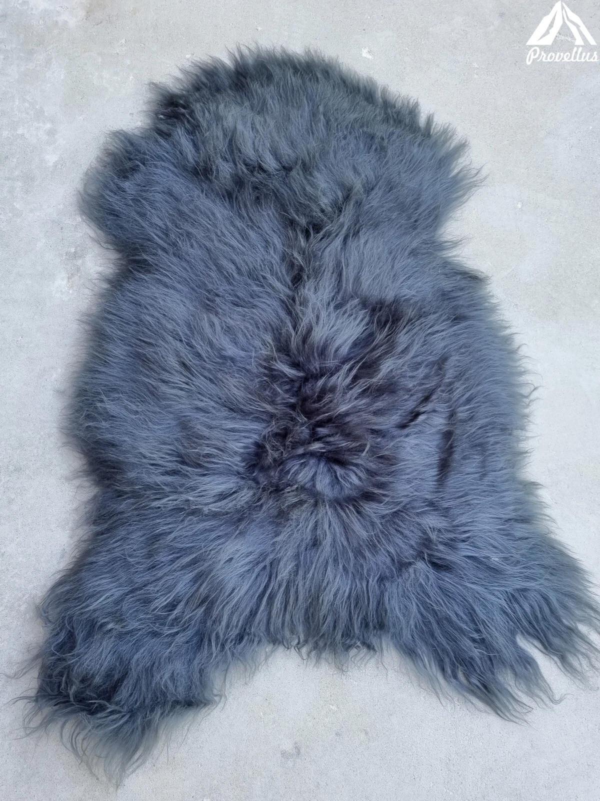 SCHAFFELL Langhaar skandinavisch weich chromfrei Silber Grau ca. 135 cm - Silberfarben/Grau, Fell (75/135cm) - Provellus