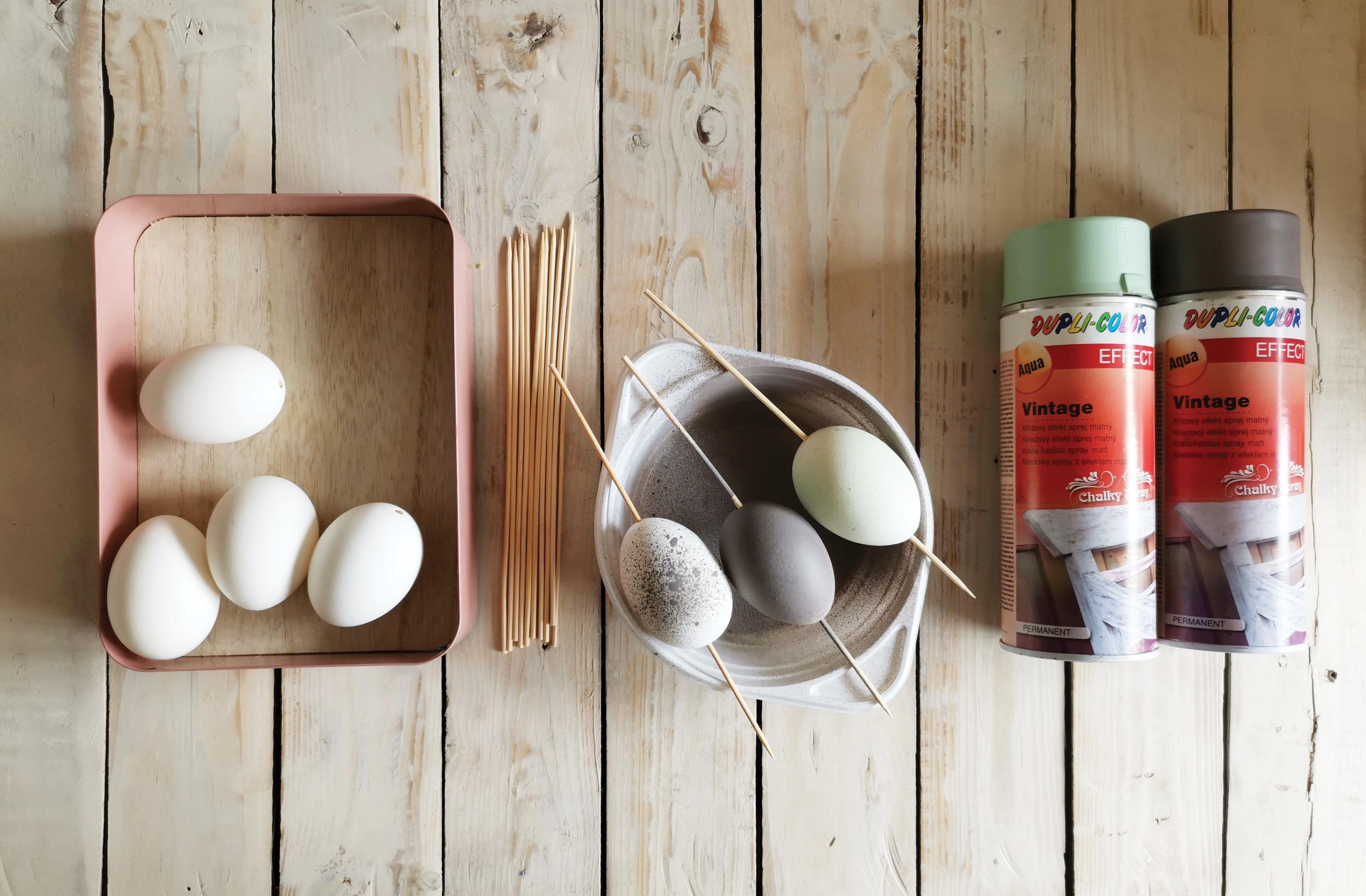 Jajka malujemy farbą