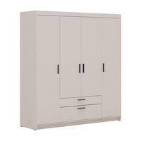 KLEIDERSCHRANK Storicos Beige 176,3/190,5/53 cm - 4T2S Modern mit Schubladen - Beige, Holzwerkstoff/Kunststoff (176.3/190.5/53cm) - AX Living