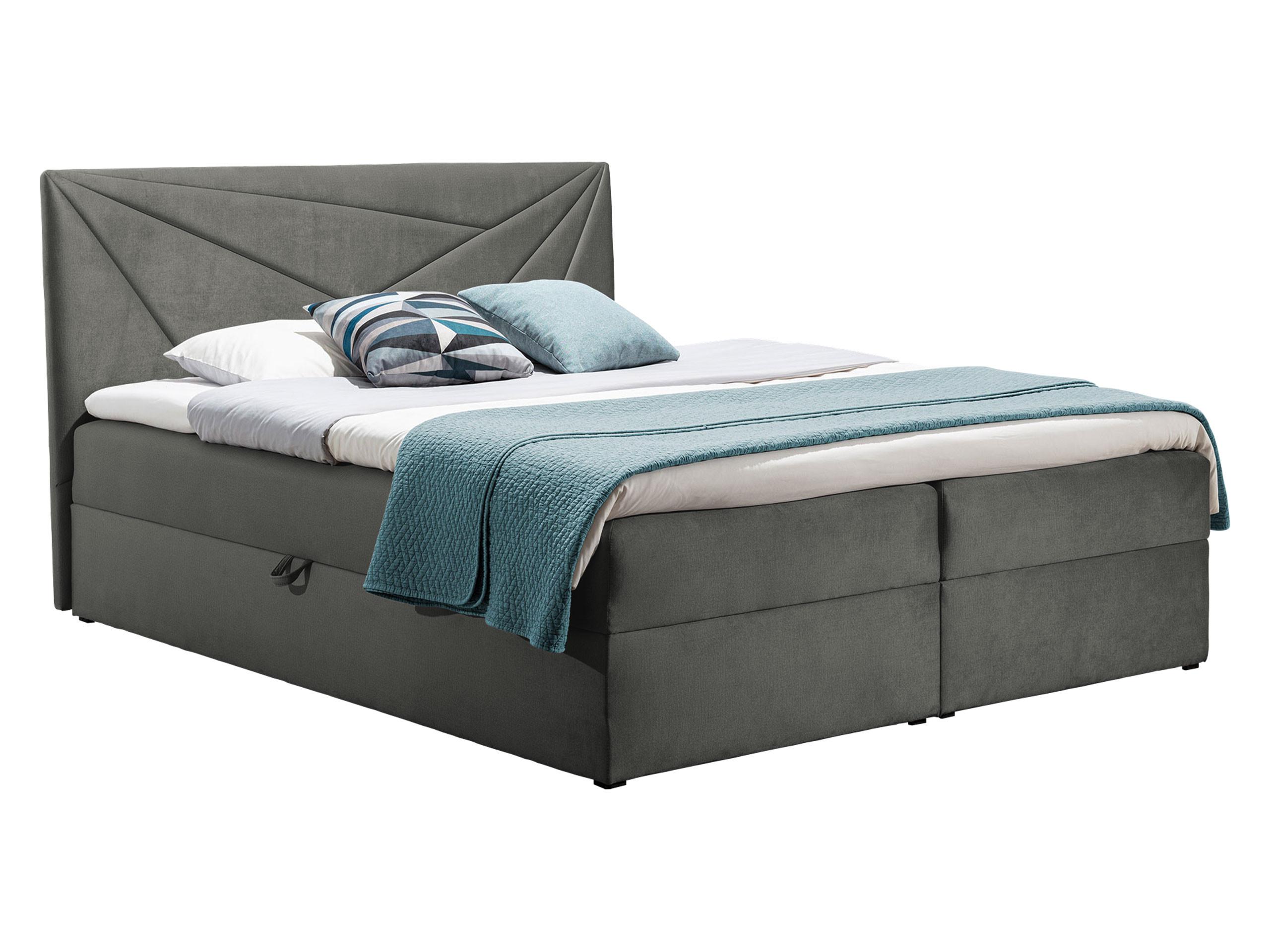 BOXBETT Top 5 - H3 - Grau, Holz (160/200cm) - MIRJAN24