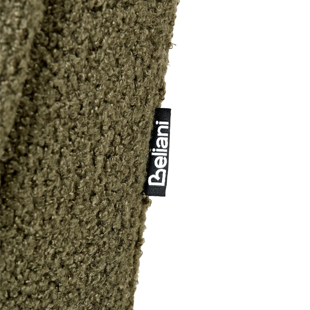 SESSEL Dunkelgrün Alvesta - Dunkelgrün/Schwarz, Textil/Metall (73/92/79cm) - Beliani