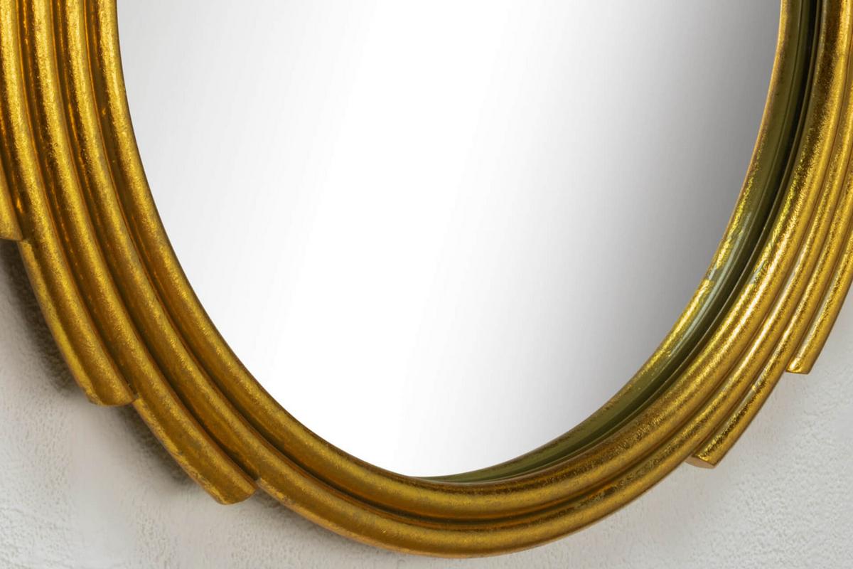 WANDSPIEGEL Gold 61/72 cm - Goldfarben, Metall (12.2/72/5cm) - KUNSTLOFT